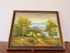 Vintage Mid Century Large Landscape Oil Painting Signed Carousel 1