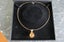 Stunning 9ct gold Handcrafted rich yellow Citrine and Black Diamond Choker, new Carousel 8