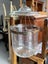A Quality Large Hand Blown & Etched Glass Lantern Chandelier Carousel 8