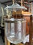 A Quality Large Hand Blown & Etched Glass Lantern Chandelier Carousel 4