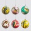 NZ Native Birds Baubles S/6 Carousel 1