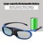 3D Glasses For Dlp Link Projection Active Shutter Blue Carousel 5