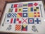 VINTAGE FRAMED " Nautical Flags " FINE HAND STITCHED TAPESTRY Carousel 2