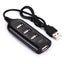 4 Port Usb 2.0 Hub 30Cm Cable Length Black Carousel 1