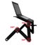 Foldable Laptop Stand With Fans & Mouse Pad - Aluminum Alloy Black Carousel 2