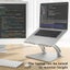 Laptop Stand Aluminum Alloy Desktop Riser Grey Carousel 4