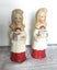 Pair of Mid Century Christmas Choir Singers Carousel 1