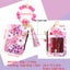 Elosung Floral Slim Card Holder Wallet With Beaded Keychain Bracelet & Tassel 4 Carousel 2