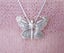 Unique Solid Stg Silver Butterfly Pendant 14.7 g Carousel 5