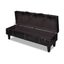 Long Storage Bench Brown Mdf and Leather Xabppx Carousel 3