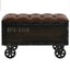 Storage Bench 80.5x41x50 Cm Solid Wood and Artificial Leather Xapiln Carousel 10