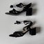 Betts Australia Vegan “Malone" Black Faux Suede Block Heel Lace Up Shoes Size 9 Carousel 4