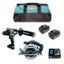 Makita 18v Brushless Hammer Drill Driver + Circ Saw Kit 5ah Carousel 1