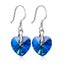 925 Sterling Silver Crystal Jewellery Set "Esmeralda" (Blue) Carousel 3