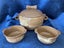 New Zealand studio pottery Te Rona casserole dish and bowls Carousel 1