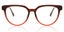 Full Rim Cat Eye Gradient Brown Arise Collective 30089 C4 53 Fashion Women Carousel 1