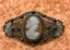 ANTIQUE SHELL CAMEO BROOCH MARKED 800 with ORNATE FILIGREE Carousel 1