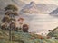 WONDERFUL VINTAGE Landscape OIL PAINTING by the New Zealand ARTIST H. W. BURGE Carousel 5