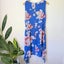 Harlow Size 14 Blue Floral Print Shift Dress Carousel 5