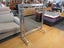 Stainless Steel Garment Rack on Lockable Castors Carousel 1