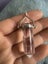 Sterling silver and clear quartz pendant Carousel 2