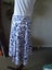 Jacquie.E Blue & White Cotton Skirt Sz 14 Carousel 1