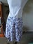 Jacquie.E Blue & White Cotton Skirt Sz 14 Carousel 3
