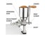 Mill Grinder Manual Hand Crank Grains Oats Corn Wheat Coffee Nuts Grinding Carousel 7