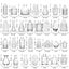 30Pcs Glass Bud Vase Set Carousel 2