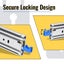 Drawer Slide Runner Cabinet Rails Track 1472mm to 2946mm 220kg Carousel 6