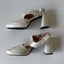Bresley “Salle” Cream Peep Toes Heels Size 41 Carousel 4