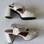 Bresley “Salle” Cream Peep Toes Heels Size 41 Carousel 5