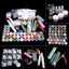 Nail Art Tools Kit 42 Powder Liquid Brush Clipper Primer File Set Carousel 7