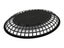 30cm x 22.5cm Oval Food Serving Basket - Black Plastic Carousel 2