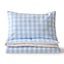 Dreamaker Baby Lola Washed Cotton Yarn Dyed Gingham Duvet Cover Set Sky Cot Carousel 2