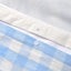 Dreamaker Baby Lola Washed Cotton Yarn Dyed Gingham Duvet Cover Set Sky Cot Carousel 5