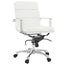 Designer PADDED office chair (white) Carousel 1