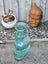 Heavy Gauge Blue to Green Hand-Blown Bottle Vase. Also Known as a Fly Catcher. Carousel 4
