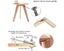 15pcs 15 Degree Pocket Hole Screw Jig Dowel Drill Joinery Kit Woodworking Carousel 8