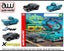 AutoWorld California Cruising Slot Car Set '55 Chevy Bel Air & '56 Ford Pickup Carousel 7