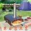 12" Outdoor Pizza Oven Portable Wood Pellet Pizza Oven Stainless Steel BBQ Carousel 2