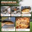 12" Outdoor Pizza Oven Portable Wood Pellet Pizza Oven Stainless Steel BBQ Carousel 6
