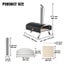12" Outdoor Pizza Oven Portable Wood Pellet Pizza Oven Stainless Steel BBQ Carousel 7