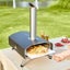 12" Outdoor Pizza Oven Portable Wood Pellet Pizza Oven Stainless Steel BBQ Carousel 8
