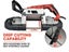 Portable Band Saw Cold Cut Metal Cut Off Chop Bandsaw Steel Hand Drop Carousel 7