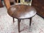 A French Country Style Solid Oak Circular Side Table Carousel 3