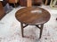 A French Country Style Solid Oak Circular Side Table Carousel 14