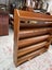 Vintage Solid NZ Kauri Open Bookshelf or Display Shelf Carousel 3