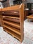 Vintage Solid NZ Kauri Open Bookshelf or Display Shelf Carousel 7