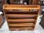 Vintage Solid NZ Kauri Open Bookshelf or Display Shelf Carousel 4